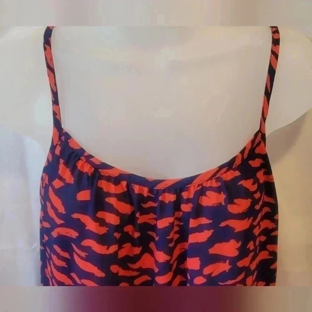 Cabi Small Tank Top Smooch Cami Blue Red Pink Spaghetti Strap Chiffon - Picture 3 of 8